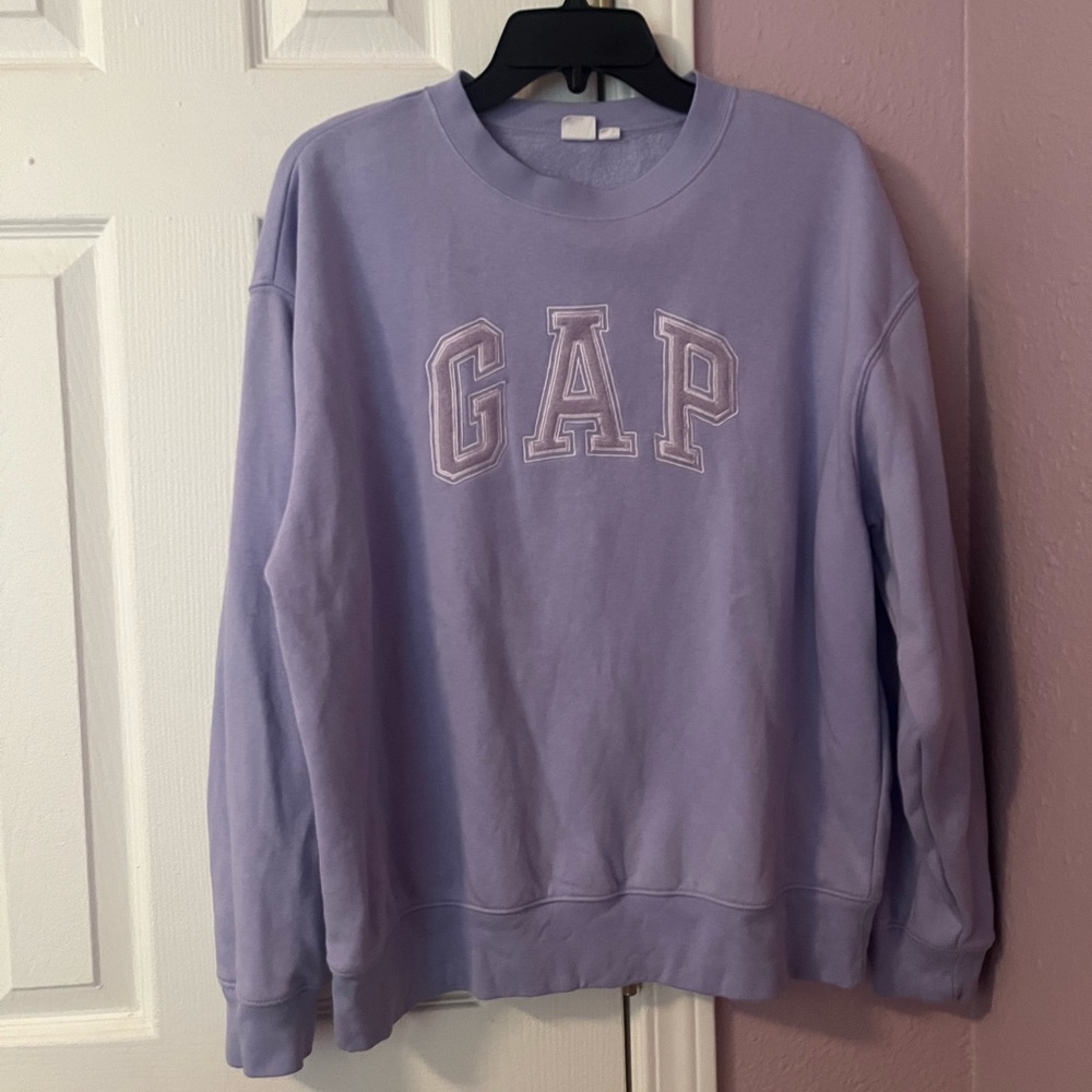 Gap Logo Sweatshirt Lavender
